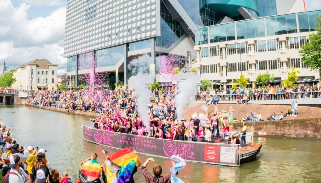 UQCF-boot 2025 Utrecht Pride